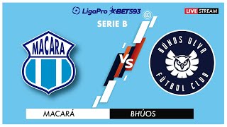 MACARÁ VS BÚHOS EN VIVO LIGA PRO FECHA 4  CAMPEONATO ECUATORIANO SERIE B [upl. by Aisena]