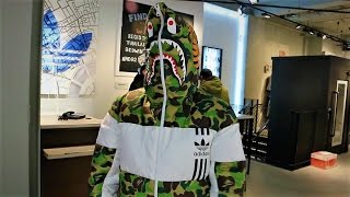 BAPE X ADIDAS DROP 2017  ID96TRACK jacket  NMD  LONDON [upl. by Ja]