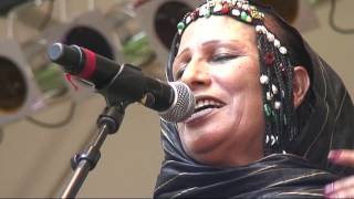 Mariem Hassan  6  LIVE at Afrikafestival Hertme 2010 [upl. by Salomie]