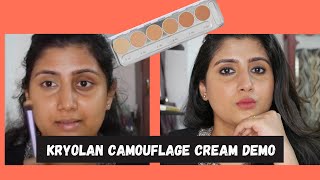 How to apply Kryolan Dermacolor camouflage cream DFD amp D742 for NC40 [upl. by Sorenson737]