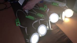 EcoLED Zep1 Dimmable LED Downlight Test [upl. by Syd]