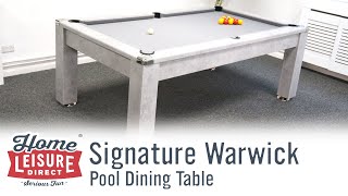 Signature Warwick Pool Dining Table [upl. by Reppiks]