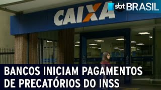 Começa o pagamento de valores atrasados do INSS  SBT Brasil 030124 [upl. by Ahtela]