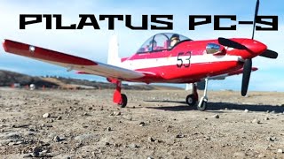 Pilatus PC9 Blown down [upl. by Sheelah]