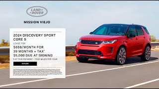 Lease a 2024 Land Rover Discovery Sport  Land Rover Mission Viejo [upl. by Zerk]