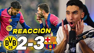 REACCIONES DE UN HINCHA al Borussia Dortmund vs Barcelona 23 NO ME LO CREO  ByDiegoX10 [upl. by Mcmath]