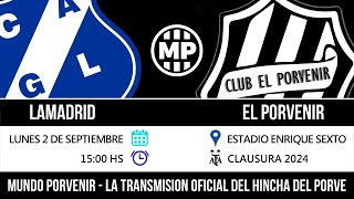 Lamadrid vs El Porvenir  FECHA 10  EN VIVO [upl. by Ddat]