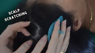 ASMR Nape amp Scalp Scratching Examination Relaxing Hair Sounds Hair Play For Relaxation [upl. by Artened]