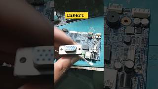 How to Insert External VGA Port in Mother Bord  VGA Output Display Port Not Workingmacnitesh2024 [upl. by Wenger]