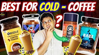 Which is the Best Coffee for Cold Coffee in India😍 BEVZILLA  SLEEPY OWL  RAGE  HIGH ON BEANS [upl. by Hardie]