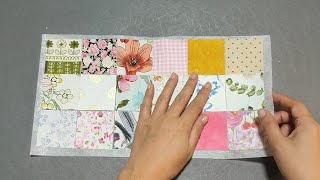 Sewing Project for Scrap Fabrics 🩷 Wristlet Wallet Sewing Tutorial diy patchwork [upl. by Yrot172]