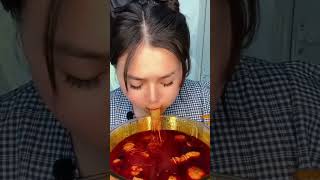 Noodles Soup Special Spicy Yummy Asmr Mukbang 4 [upl. by Eadie]