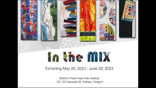 MIX Art Quilt Showcase  Stitchin Post Gallery Tour June 2023 [upl. by Arivle569]