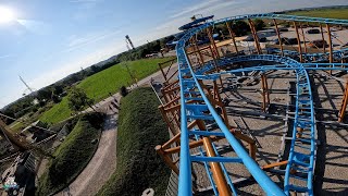 Berg und Tal Hetz  POV  Skyline Park  Visa Coasters  Family Launch Coaster  MX624 [upl. by Galven]