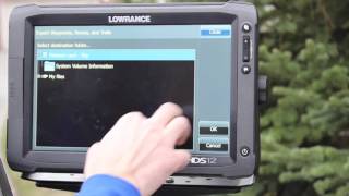 Lowrance HowTo Exporting Waypoints [upl. by Llenil]