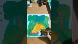 Lets paint with Gouache todayshorts gouache art [upl. by Alathia]