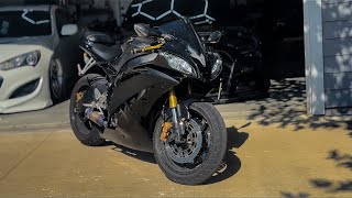 Oil change on Yamaha R6 [upl. by Zaremski]