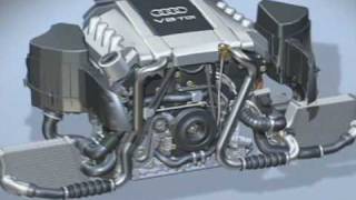 Audi A8 V8 TDI technology [upl. by Nester]