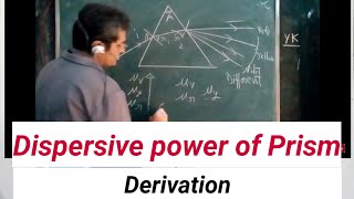 Dispersive power of prism Time saving video [upl. by Benkley877]