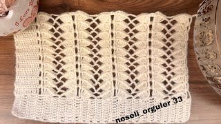 ÇOK BEĞENİLEN TIĞ İŞİ YELEK MODELİNİN YAPILIŞI 1BÖLÜM handmade [upl. by Arualana]