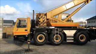 Grove GMK 3050 38 meter boom 1999 part 1 [upl. by Ahsinod]