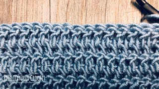 Double Crochet Thermal Stitch  How to Crochet [upl. by Zetnas]