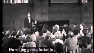 Tom Lehrer Full Copenhagen Performance [upl. by Endo401]