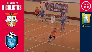 Resumen PrimeraIberdrolaFS  Viaxes Amarelle 41 LBTL Futsal Alcantarilla  Jornada 27 [upl. by Lanta690]