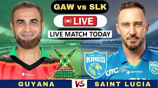 CPL Live  GAW vs SLK Live  29th Match  CPL T20 Live  Caribbean Premier League 2024 Live [upl. by Anneyehc]