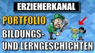 Portfolio amp Bildungs und Lerngeschichten im Kindergarten leicht erklärt  ERZIEHERKANAL [upl. by Erasmus57]