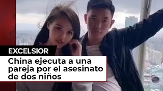 Ejecutan en China a pareja que lanzó a dos niños desde lo alto de un edificio [upl. by Daegal780]