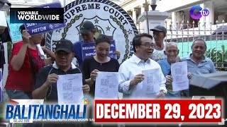 Balitanghali December 29 2023 [upl. by Scoter]