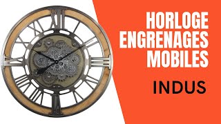 Horloge avec engrenages mobiles INDUS [upl. by Adnamas]