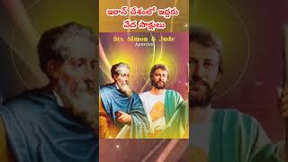 StsJude and Simon ytshorts stjude Stsimon apostles jesus martyrs voiceofsaintstelugu [upl. by Nilra]