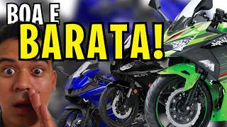 5 motos esportivas BARATAS para iniciar no mundo das CARENADAS [upl. by Arral571]