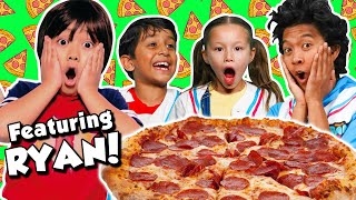 Ryans Pizza Play Day DIY Pizza Recipes for Kids with MarMar Land [upl. by Ardnael]