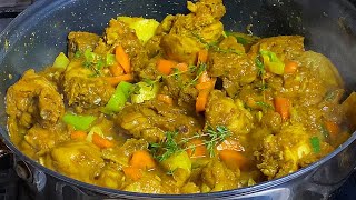 Curried ChickenHow to make Curry Chicken Jamaican Style [upl. by Laughton709]