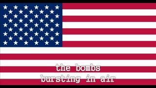 National Anthem of the United States Instrumental with lyrics [upl. by Tuesday110]