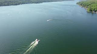 Conesus Lake NY drone footage South end [upl. by Anuaek920]