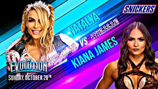 NATALYA VS KIANA JAMES WWE 2K23 HIGHLIGHTS ❤️‍🔥✨ [upl. by Atirak]