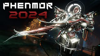 Phenmor Build 2024 Guide  The Incarnon Minigun Warframe Gameplay [upl. by Dehsar]