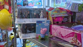 Families get Christmas shopping help at a hospital toy drive [upl. by Tobe]