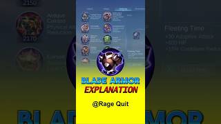 This Is How Blade Armor Actually Works mlbb mobilelegends chillguy shorts [upl. by Ainoet538]