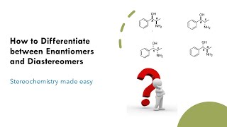 How to differentiate between Enantiomers and Diastereomers [upl. by Siuol]