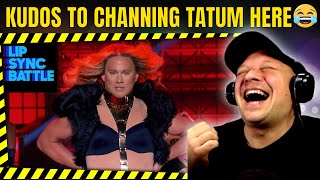 CHANNING TATUM Is A Legend  Lip Sync Battle   BEYONCE   Reaction   UK REACTOR [upl. by Ackler]