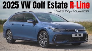 2025 VW Golf Estate RLine 15 eTSI 150ps 7Speed DSG in Anemone Blue [upl. by Larret]