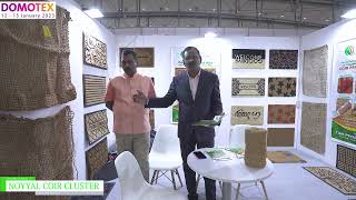 DOMOTEX 2023 Hannover Coconut fiber and coir  NOYYAL COIR CLUSTER [upl. by Elmajian]