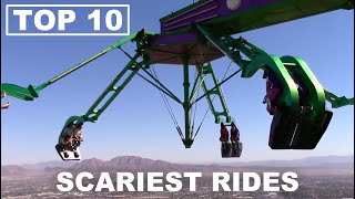 Top 10 Scariest Rides in the World 2022 [upl. by Jollanta]