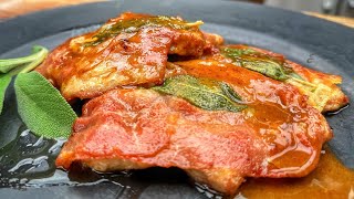 Saltimbocca alla Romana  so viel Geschmack mit wenig Zutaten  Westmünsterland BBQ [upl. by Tunnell]