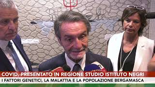 Covid presentato in Regione studio Istituto Negri [upl. by Manheim]